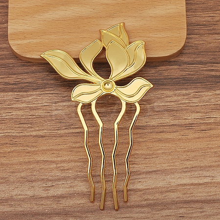 Alloy Hair Comb Findings PW-WG20F5C-02-1