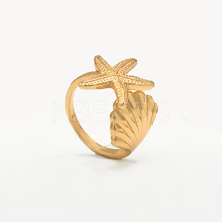 Brass Cuff Open Rings for Women IE5954-1-1