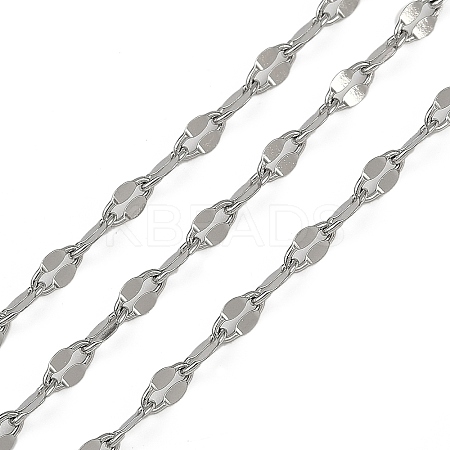 304 Stainless Steel Dapped Chains CHS-S011-01B-P-1