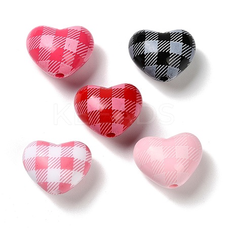 Opaque Acrylic Beads OACR-G049-02-1