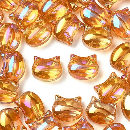 1 Strand Electroplate Glass Beads Strands EGLA-YW0005-32A-1