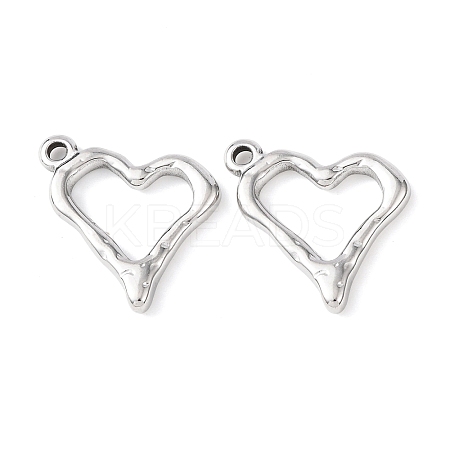 304 Stainless Steel Textured Pendants LS-STAS-A133-05P-1