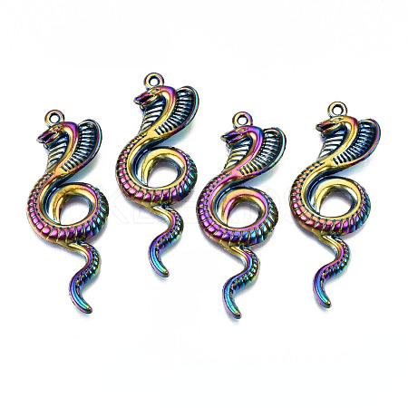 Rainbow Color Alloy Pendants PALLOY-S180-020-RS-1