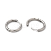Tarnish Resistant 202 Huggie Hoop Earrings with 304 Stainless Steel Pins for Women EJEW-Q767-02D-P-2