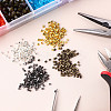 10.4G 4 Colors Brass Crimp Beads KK-YW0001-25-2