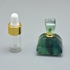 Natural Fluorite Openable Perfume Bottle Pendants G-E556-09A-1