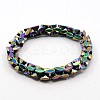 Fashion Non-Magnetic Synthetic Hematite Stretchy Bracelets BJEW-K001-02B-1