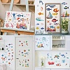 8 Sheets 8 Styles PVC Waterproof Wall Stickers DIY-WH0345-215-6