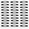 4 Sets Iron Snap Hair Clips AJEW-SC0003-37A-02-1