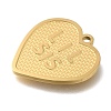 304 Stainless Steel Pendants STAS-R131-14G-2