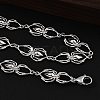 304 Stainless Steel Spider Link Chain Necklaces for Women Men NJEW-A043-06P-3