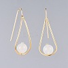 Natural Gemstone Dangle Earrings EJEW-JE03595-3