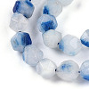 Dyed Natural White Jade Beads Strands G-T139-8mm-45Y-4