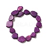 Synthetic Turquoise Dyed Beads Strands G-E594-25G-2