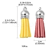 10Pcs 10 Style Faux Suede Tassel Pendant Decorations FIND-YW0001-96-4