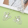Tarnish Resistant Boy Jewelry 201 Stainless Steel Blank Pendants X-STAS-I032-221-5