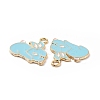 Alloy Enamel Pendants ENAM-G213-22LG-03-3