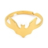 Animal 201 Stainless Steel Adjustable Rings for Women RJEW-D082-05F-2