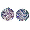 Ion Plating(IP) 201 Stainless Steel Filigree Pendants LS-STAS-S118-020-2