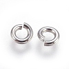 Tarnish Resistant 304 Stainless Steel Saw Cut Open Jump Rings STAS-P212-25P-12-3
