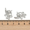 Brass Micro Pave Cubic Zirconia Pendants KK-C093-12P-3