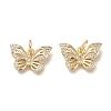 Brass Micro Pave Clear Cubic Zirconia Charms LS-ZIRC-Q024-11G-1