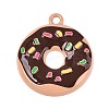 Spray Painted Alloy and Enamel Big Pendants PALLOY-T092-85A-1