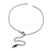 304 Stianless Steel Cable Chain Bracelet Making STAS-CJ0001-135M-5