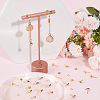 100Pcs Brass Teardrop Stud Earring Findings DIY-GO0001-15-3