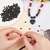 Natural Lava Rock Gemstone Round Bead Strands G-R285-4mm-06-3