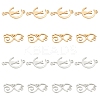16Pcs 4 Style 201 Stainless Steel Kitten Links/Connectors STAS-DC0001-73-1