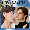 45Pcs 5 Colors 304 Stainless Steel Leverback Earring Finding STAS-NB0001-74-7