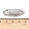 Non-Tarnish 304 Stainless Steel Bayonet Clasps STAS-M325-08P-3