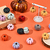 36Pcs Handwork Felt Needle Felting Pumpkin Ornaments AJEW-SC0031-39B-5