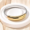 304 Stainless Steel Hinged Bangles for Women LS-BJEW-C091-02E-GP-1