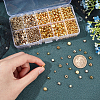 1240Pcs 10 Style CCB Plastic Beads CCB-CA0001-07-3