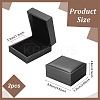 Rectangel PU Imitation Leather Coin Storage Boxes CON-WH0086-102B-01-2