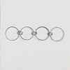 Brass Micro Pave Cubic Zirconia Finger Rings FS-WG6545E-12-2