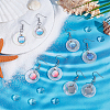30Pcs Natural Capiz Shell Dangle Earring Settings EJEW-PH01453-2