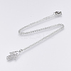 Non-Tarnish 201 Stainless Steel Pendant Necklaces LS-NJEW-T009-JN135-40-1-2