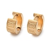304 Stainless Steel Polishing Effect Hoop Earrings EJEW-M001-39G-4