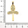 304 Stainless Steel Pendants STAS-R134-04G-02-3