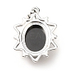 Natural Obsidian Pendants G-B033-03P-19-3