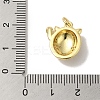 Rack Plating Brass Micro Pave Cubic Zirconia Pendants KK-P272-13G-3