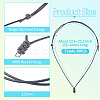 30Pcs Eco-Friendly Korean Waxed Polyester Braided Adjustable Necklace Makings NJEW-TAC0023-05-4