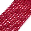 Lab Grown Red Corundum Beads Strands GG-CBAC488-03A-2