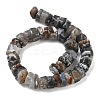 Natural Banded Agate Beads Strands G-K381-B01-5