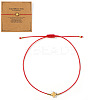 Summer Glass Seed Beaded Braided Bead Bracelets TR7975-1-1