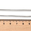 1MM Brass Box Chain Necklaces NJEW-C086-01P-5