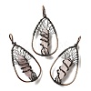 Natural Rose Quartz Double Terminal Pointed Faceted Bullet Big Pendants G-Q015-01B-1
